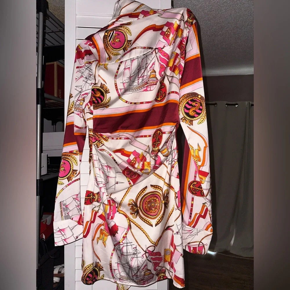 Mini Wrap Dress - Picture 3 of 4